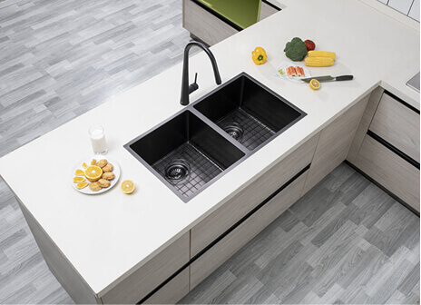 double bowl kitchen sinks