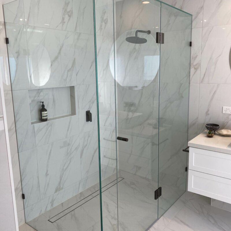 Pivot Door Frameless GEM B Front Panel Only Shower Screen