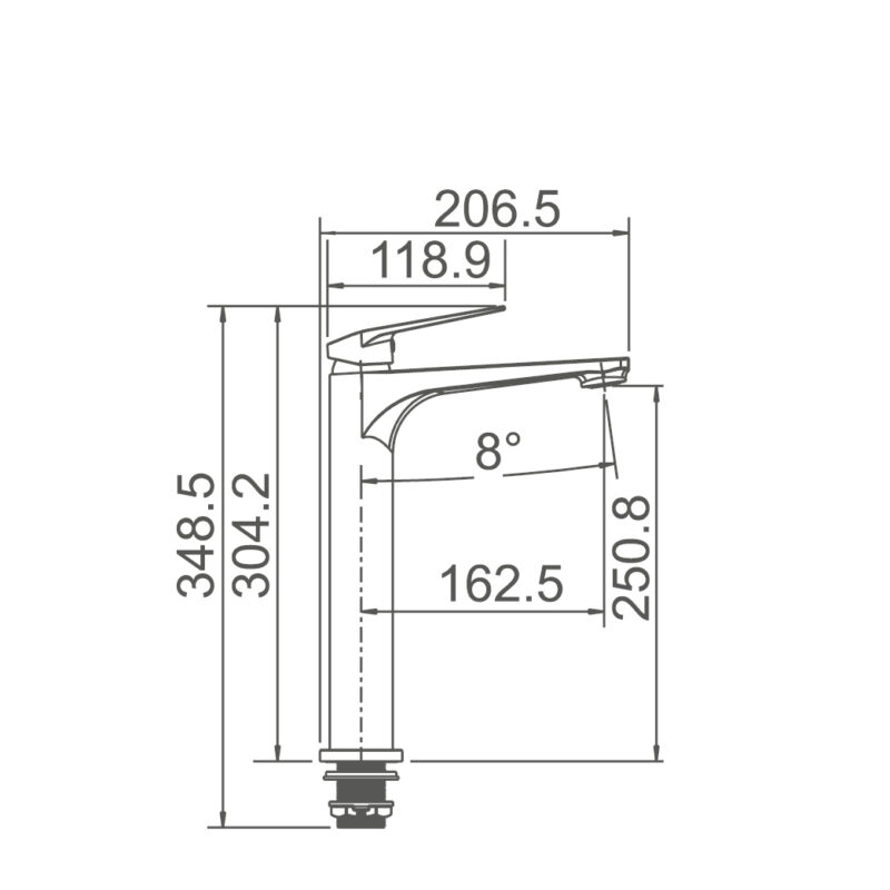 EXON Tall Basin Mixer Tap