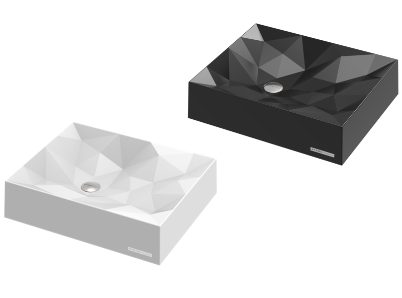 Sternhagen 550x450mm Black Above Counter Basin Sani-Quartz