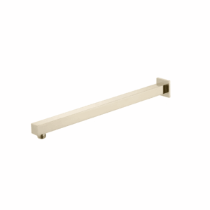 Cresta Square 450mm Wall Shower Arm - Brushed Gold