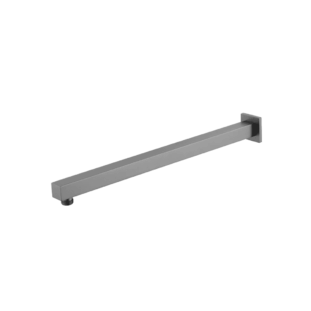 Cresta Square 450mm Wall Shower Arm - Gunmetal
