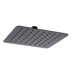 200/250/300mm Super-slim Square Black Stainless steel Shower Head