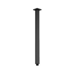 Cresta 450mm Square Ceiling Shower Arm - Black