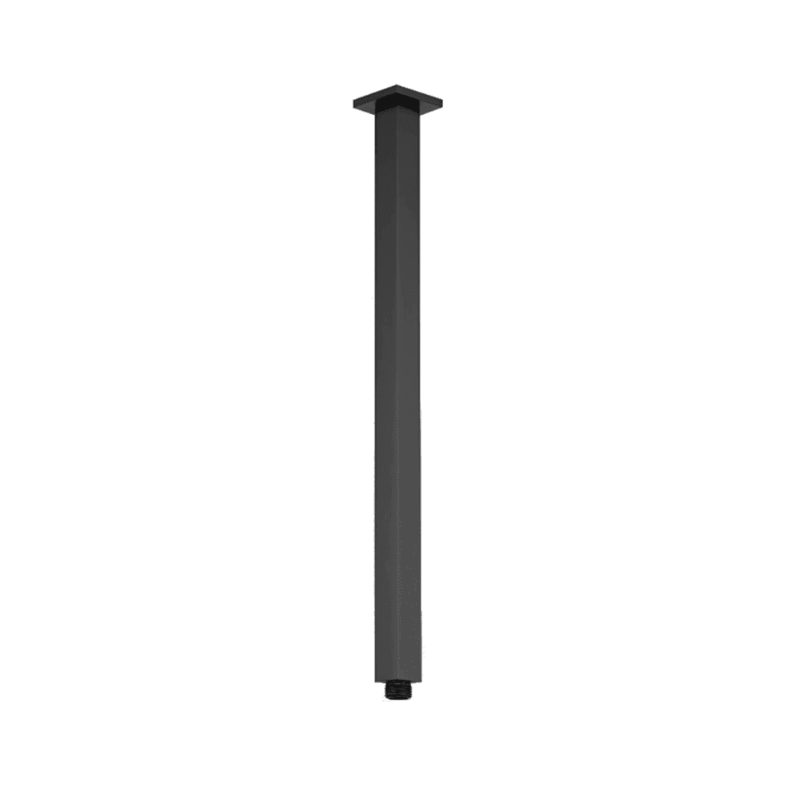 Cresta 450mm Square Ceiling Shower Arm - Black