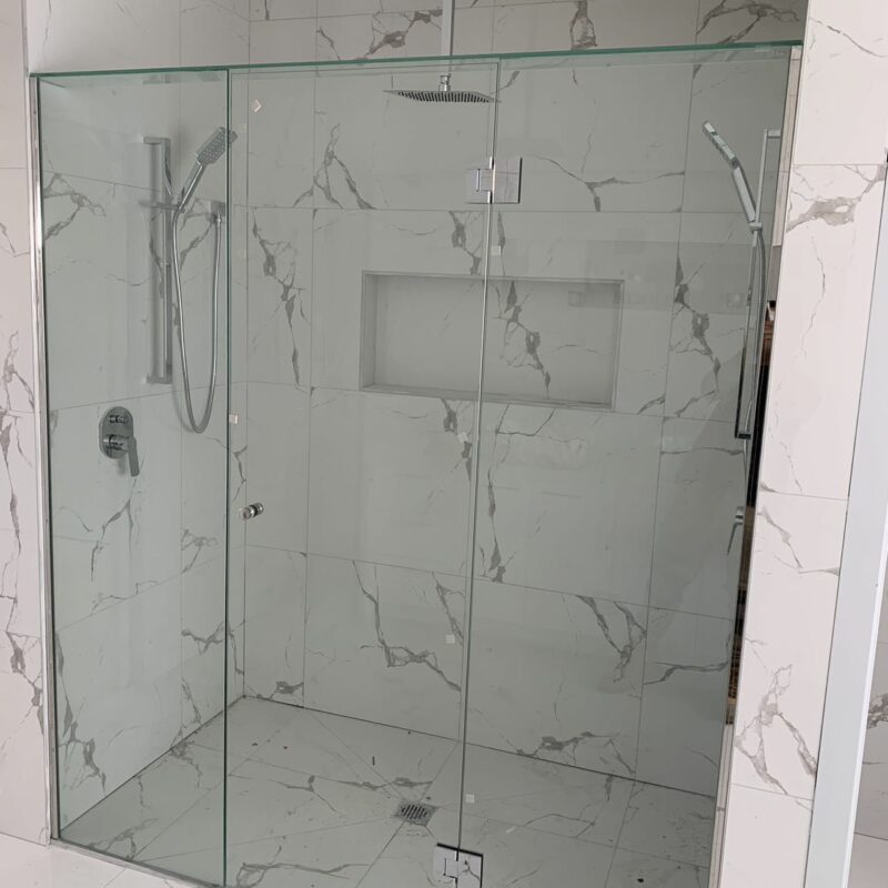 Pivot Door Frameless GEM B Front Panel Only Shower Screen