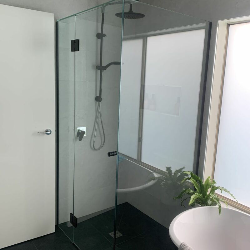 Pivot Door Frameless GEM C Front Panel Only Shower Screen