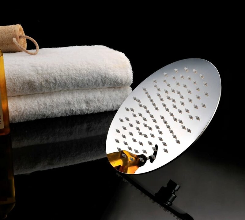 DOCCIA Brushed Brass 250/ 300mm Round Shower Head