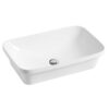 MILAN 500* 380 mm Drop In Basin Gloss White