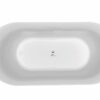 SORRENTO 1600/ 1800 Oval Free Standing Bathtub in Gloss White