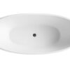 BRAVO 1500/ 1700 Free Standing Bathtub Gloss White