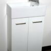 TINY 500W Gloss White Wall Hung Vanity