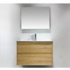 VT NUTRO 900 Light Oak Wall Hung Vanity