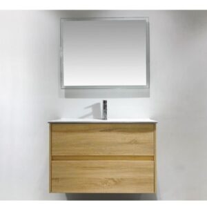 VT NUTRO 900 Light Oak Wall Hung Vanity