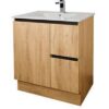 NUTRO LUX 750 Light Oak Free Standing Vanity