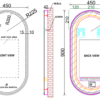 ECLIPSE 450mm Oval Backlit LED Bathroom Mirror