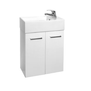 TINY 500W Gloss White Wall Hung Vanity