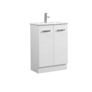 JUNIOR 600 Gloss White Free Standing Vanity
