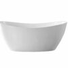 BRAVO 1500/ 1700 Free Standing Bathtub Gloss White