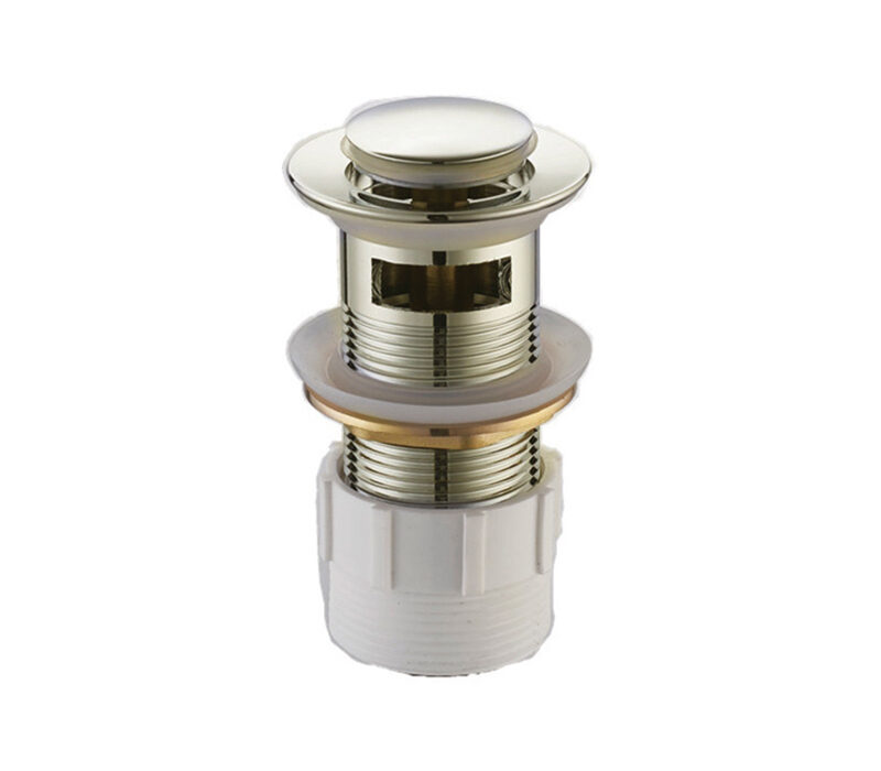 Brushed Nickel 32mm With Overflow Pop Up Waste