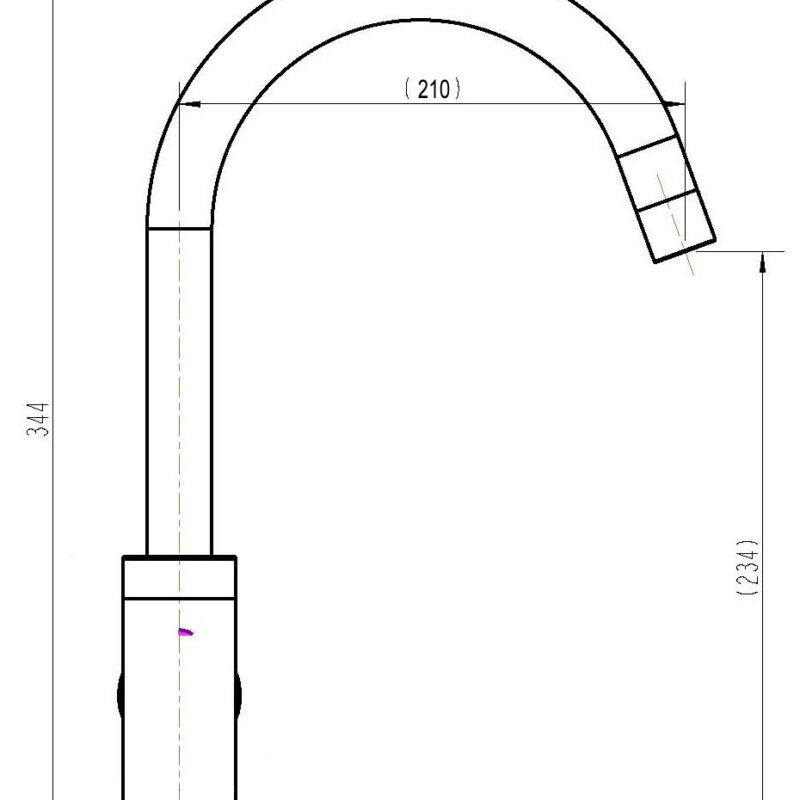 JESS Pin Handle Kitchen Sink Mixer Tap