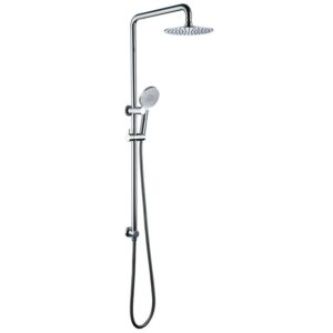 MONDO Round Multifunction Shower Rail Chrome
