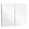 BELLA 900mm Mirrored Shaving Cabinet White