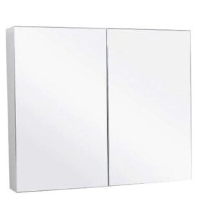 BELLA 900mm Mirrored Shaving Cabinet White