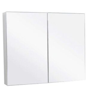 BELLA 900mm Mirrored Shaving Cabinet White