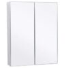 BELLA 600mm Mirrored Shaving Cabinet White