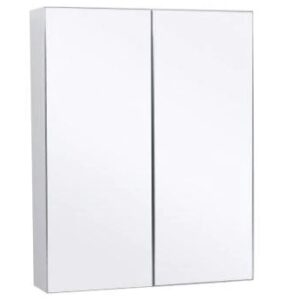 BELLA 600mm Mirrored Shaving Cabinet White