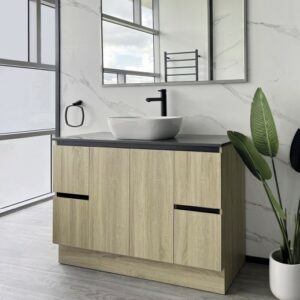 NUTRO LUX 1200 Light Oak Free Standing Vanity