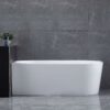 VICTOR 1700mm Left Hand Corner Bathtub Gloss White