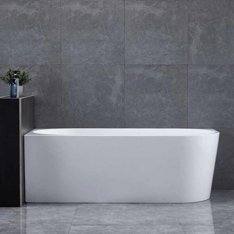 VICTOR 1700mm Left Hand Corner Bathtub Gloss White