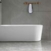 Victor 1500mm Left Hand Corner Freestanding Bathtub - overflow option