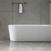 Victor 1500mm Right Hand Corner Freestanding Bathtub - overflow option
