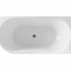 Victor 1500mm Right Hand Corner Freestanding Bathtub - overflow option