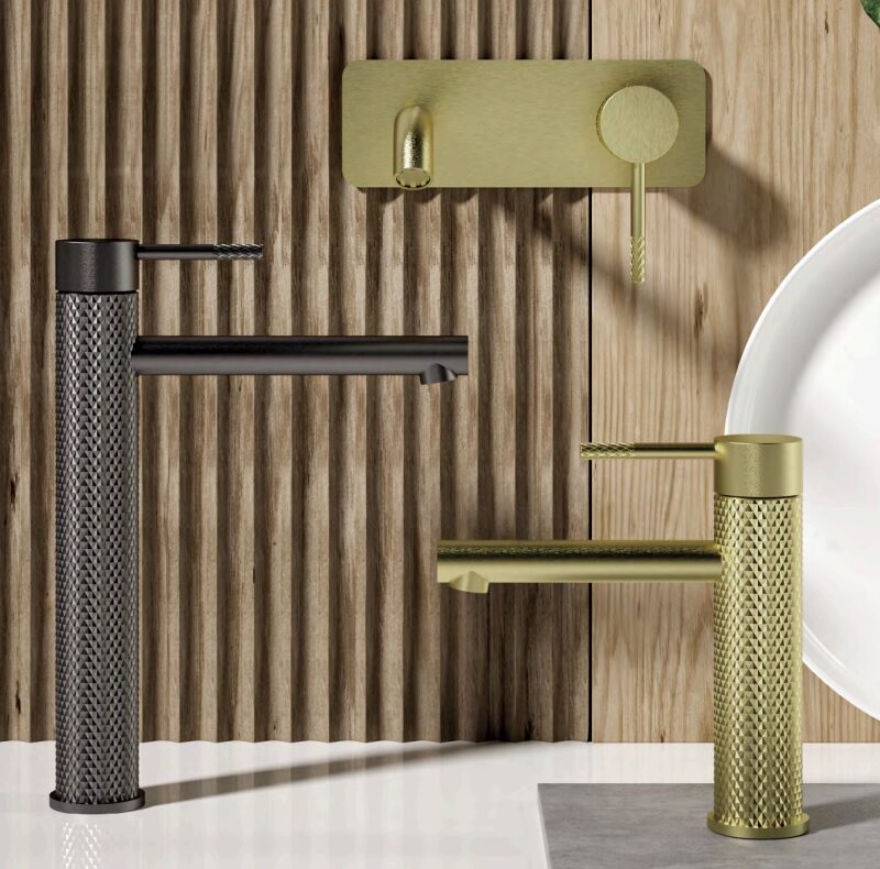 TIARA Knurled Basin Mixer Tap