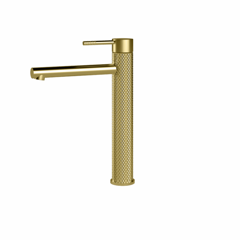 TIARA Knurled Tall Basin Mixer Tap