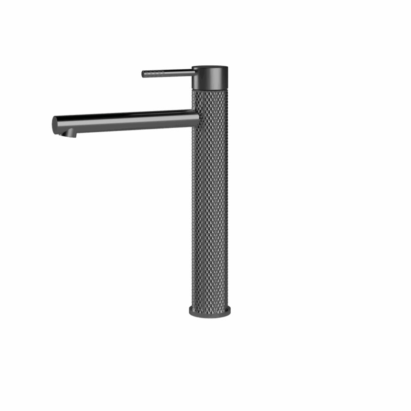 TIARA Knurled Tall Basin Mixer Tap
