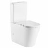 Atlas Rimless Raised Height Back To Wall Toilet Suite