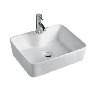 480* 370* 130mm Above Counter Basin Gloss White