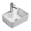 405* 305* 130mm Above Counter Basin Gloss White