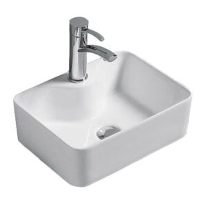 405* 305* 130mm Above Counter Basin Gloss White