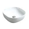 423mm Square Above Counter Basin Gloss White