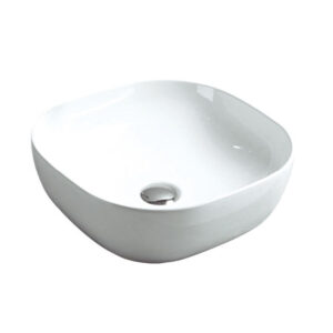 423mm Square Above Counter Basin Gloss White