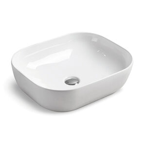 505* 405* 140mm Above Counter Basin Gloss White