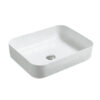 500* 390* 130mm rectangular Above Counter Basin Gloss White