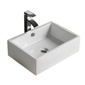 510* 360* 150mm rectangle Above Counter Basin Gloss White