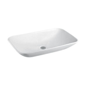 700* 400* 140 mm Above Counter Basin Gloss White
